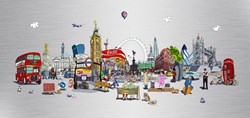 Seeing The Sights by Dylan Izaak - Limited Edition Aluminium Print sized 50x24 inches. Available from Whitewall Galleries
